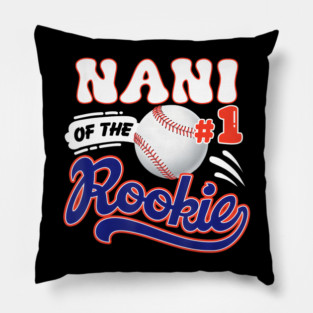 Nani Rookie Of Year 1st Baseball Theme Pillow