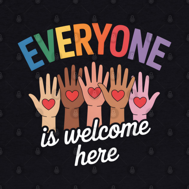 Everyone Is Welcome Inclusive Diversity by norhando