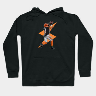JaMarr Chase #1 American Football Lighting Hoodie