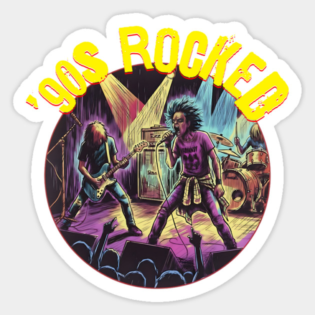 '90s Rocked Magnet by Cool Monkey Designs