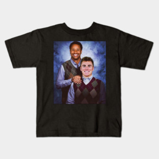 Vintage Bo Nix Courtland Sutton Step Brothers Denver Football Kids T-Shirt