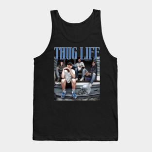 Detroit Thug Life Dan Campbell , Lions Football Tank Top