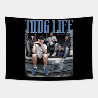 Detroit Thug Life Dan Campbell , Lions Football Tapestry