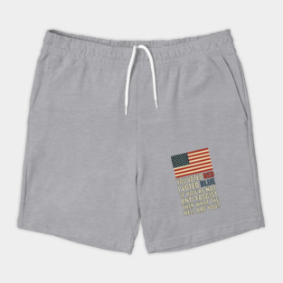 You voted red, I voted blue. Shorts