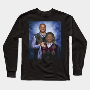 Funny Dak Prescott And CeeDee Lamb Step Brothers, Dallas Football Long Sleeve T-Shirt