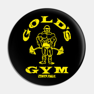 Gold'S Gym Logo Pin