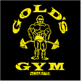 Gold'S Gym Logo Posters and Art