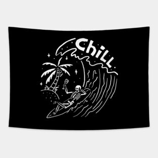Surf and Chill Tapestry