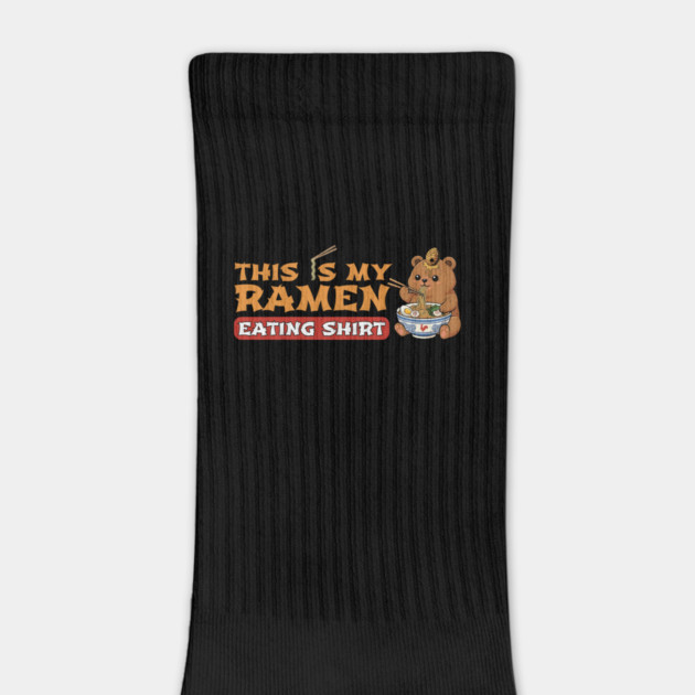 This Is My Ramen Eating Shirt – Brown Bear Landscape Edition by Designed By Marty