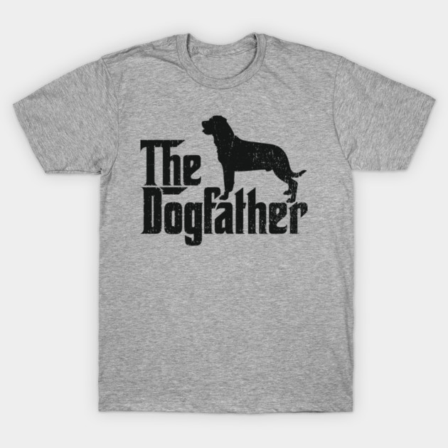 The Dogfather Rottweiler Dog Dad Humor Pun T-Shirt by Anticorporati