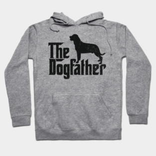 The Dogfather Rottweiler Dog Dad Humor Pun Hoodie