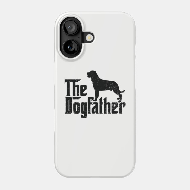 The Dogfather Rottweiler Dog Dad Humor Pun Phone Case by Anticorporati