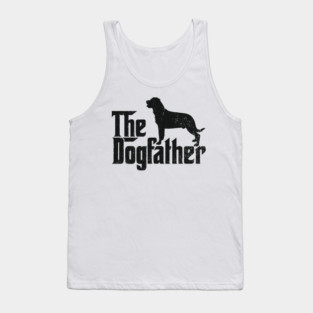The Dogfather Rottweiler Dog Dad Humor Pun Tank Top