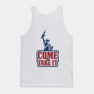 Come and Take It Patriotic USA Pride Tank Top