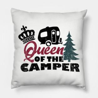 Queen of the Camper Sassy Girl RV Vibes Pillow
