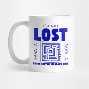 Crete Greece: I'm not lost Mug