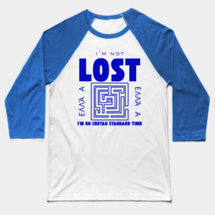 Crete Greece: I'm not lost Baseball T-Shirt