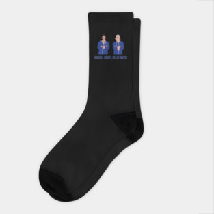 LetterKenny Jonesy and Reilly Wheel Snipe Celly boys Socks
