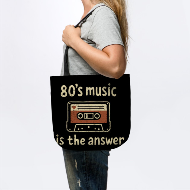 80's Music Is the Answer Nostalgic Vibes by Anticorporati