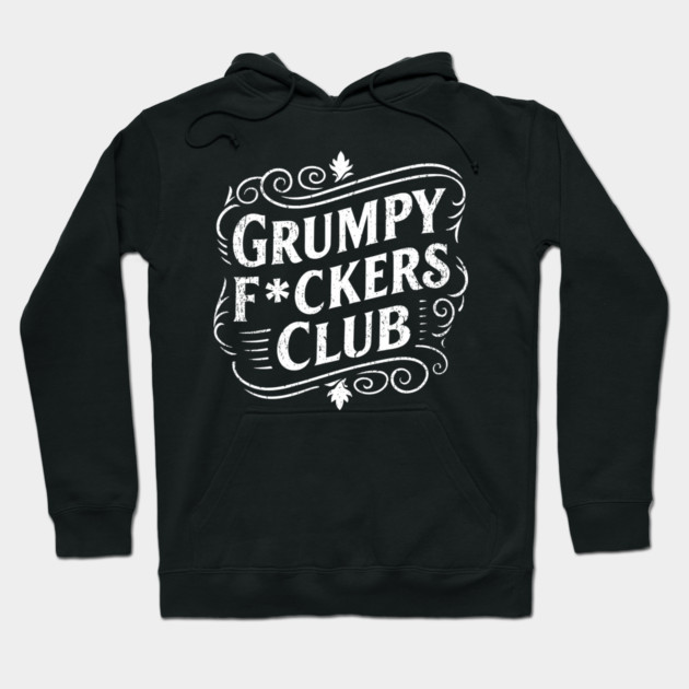 Grumpy F*ckers Club Not Friendly Introvert Hoodie by Anticorporati
