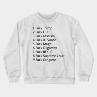 Political-Activism Crewneck Sweatshirt