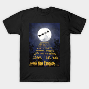 Christmas Star Wars Opening Text T-Shirt