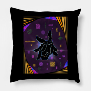 Interdimensional Grasp (Front) Pillow