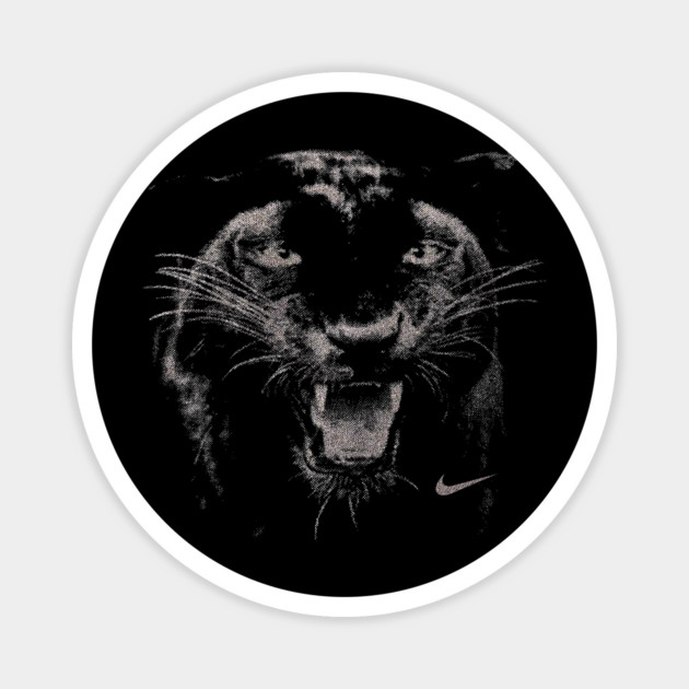 Centralia Panthers - Black Cat Magnet by nicklower