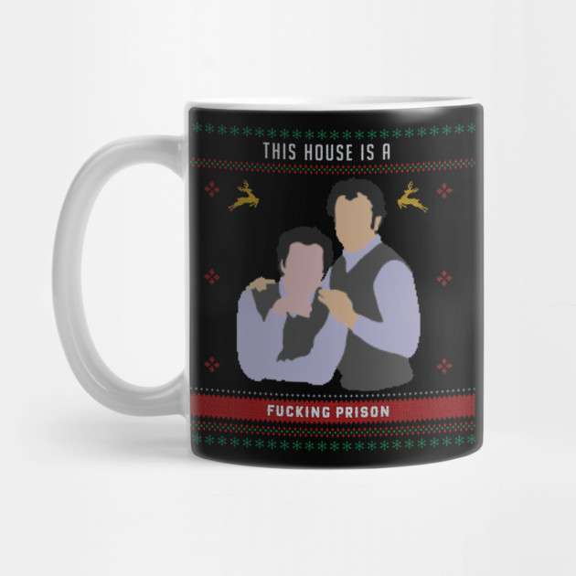 This House is a Prison Ugly Christmas Sweater by Tv Moments