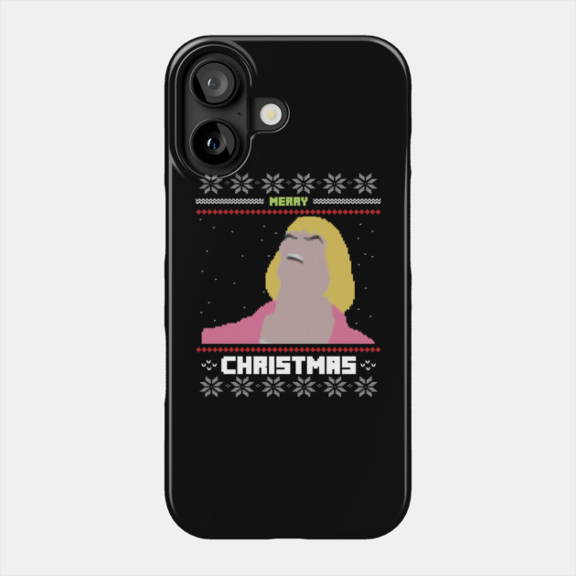 Heman Ugly Christmas Sweater Phone Case by Tv Moments