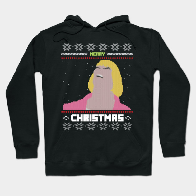 Heman Ugly Christmas Sweater Hoodie by Tv Moments