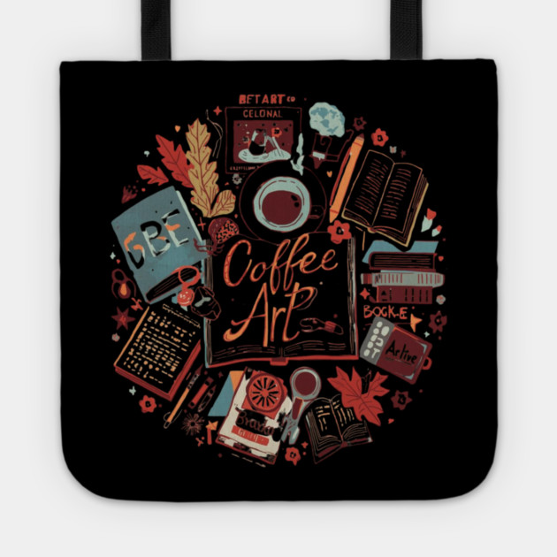 Study Desk Essentials Coffee & Books Tote by SR8891