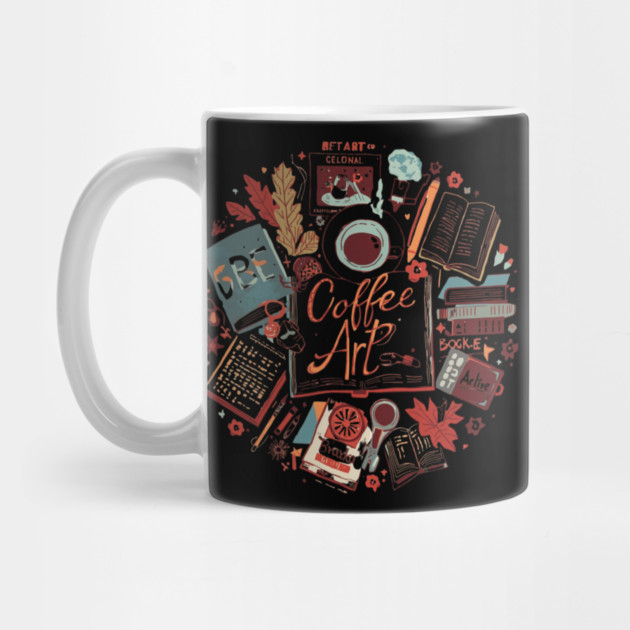 Study Desk Essentials Coffee & Books by SR8891