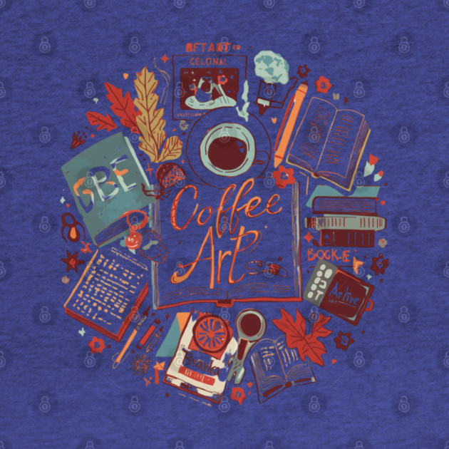 Study Desk Essentials Coffee & Books by SR8891