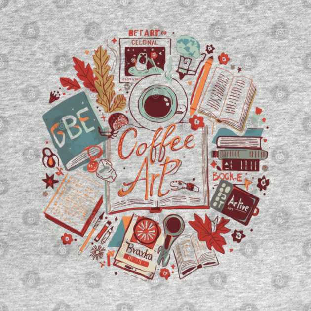 Study Desk Essentials Coffee & Books by SR8891