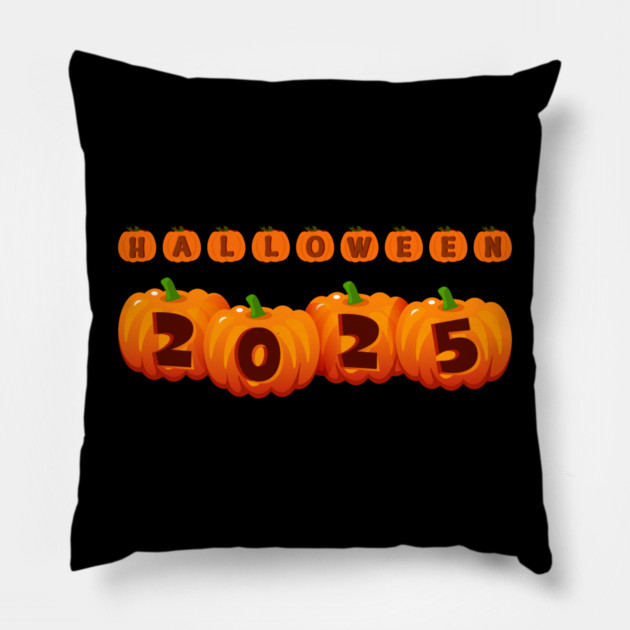 Halloween-2025 Pillow by Creatifly Graphic Tees