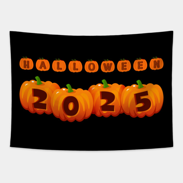 Halloween-2025 Tapestry by Creatifly Graphic Tees