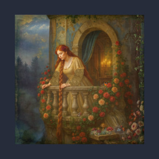 Rapunzel on the Enchanted Balcony T-Shirt