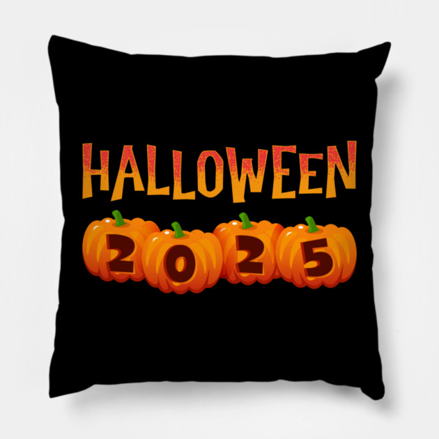Halloween-2025 Pillow by Creatifly Graphic Tees