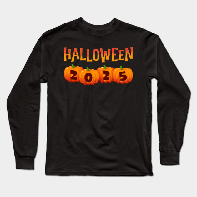 Halloween-2025 Long Sleeve T-Shirt by Creatifly Graphic Tees