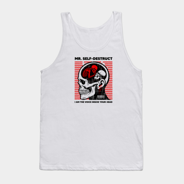 Mr. SELF-DESTRUCT Tank Top by artslaves