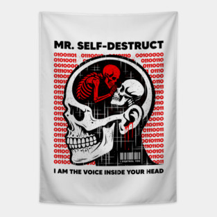 Mr. SELF-DESTRUCT Tapestry