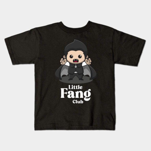 Little Fang Club - Cute Vampire Halloween Kids T-Shirt by Butter Creative