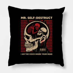 Mr. SELF-DESTRUCT Pillow