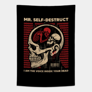 Mr. SELF-DESTRUCT Tapestry