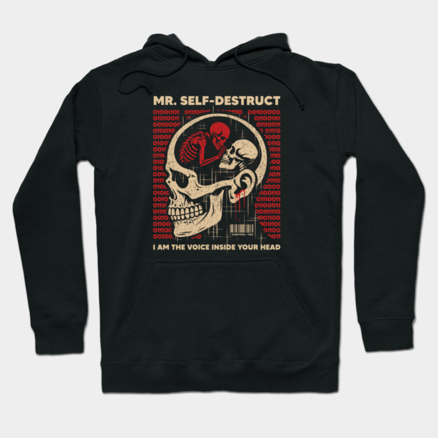 Mr. SELF-DESTRUCT Hoodie by artslaves