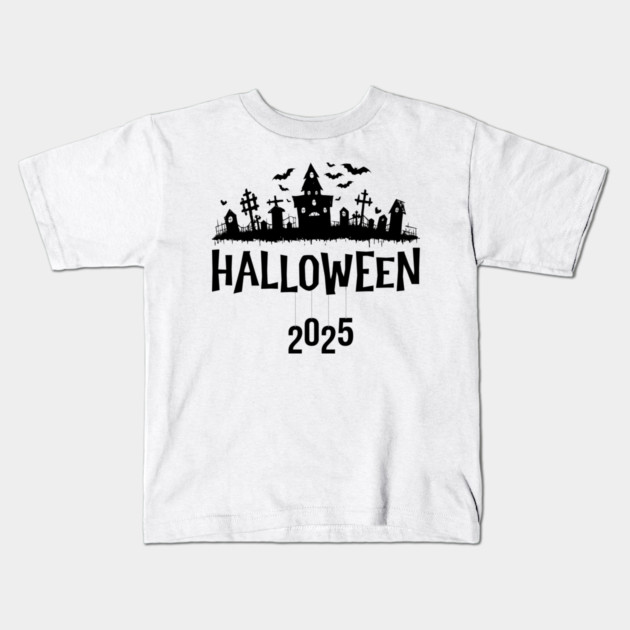 Halloween-2025 Kids T-Shirt by Creatifly Graphic Tees