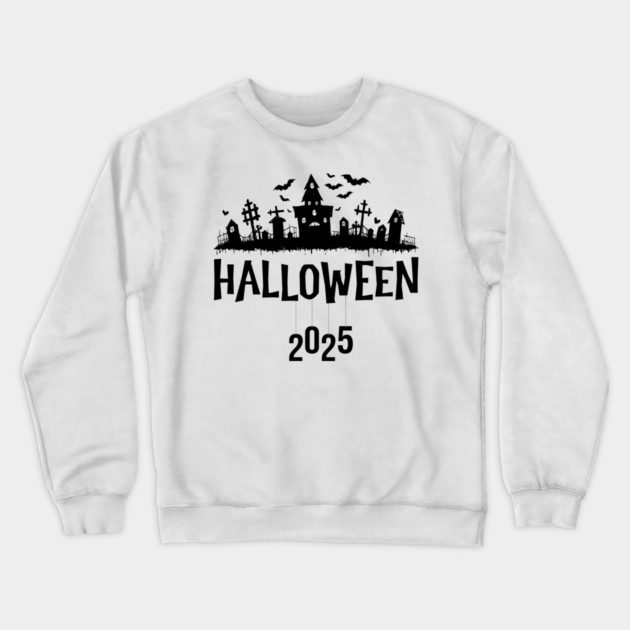Halloween-2025 Crewneck Sweatshirt by Creatifly Graphic Tees