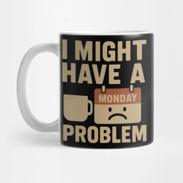 I Might Have a Monday Problem | Funny Coffee & Work Gift by MakerMind8.2