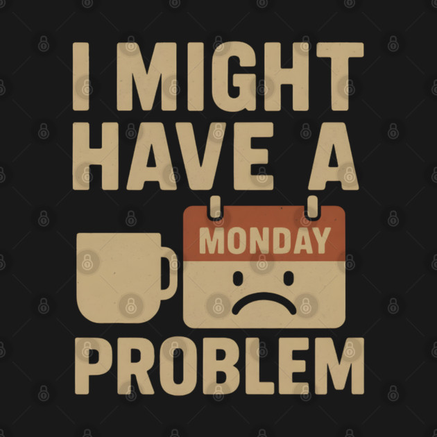 I Might Have a Monday Problem | Funny Coffee & Work Gift by MakerMind8.2